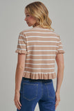 Sunday Market Top: Taupe/ Ivory