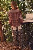 Wildside Patchwork Pants PLUS: Leopard Multi