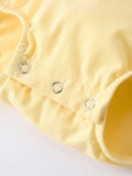 "MAMA'S BESTIE " Romper: Yellow