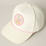 Tequila Lime and Sunshine Trucker Hat: Pink