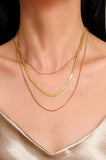 Lucky Layers Necklace: Gold