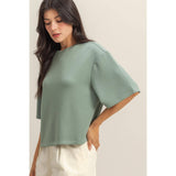 Everyday Essential Top: Sage Green
