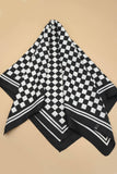 Checker Wild Rag: Black/White