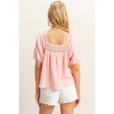 Pink Skies Top: Baby Pink