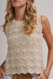 Golden Hour Sweater Top: Oatmeal