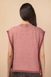 Cranberry Kiss Tie Top: Maroon