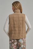 Fireside Quilted Vest: Caramel