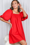 Ready To Walk Dress: Red