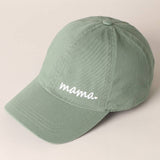 Mama Baseball Cap: SAGE