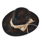 Vintage Coastal Cowgirl Hat: Black