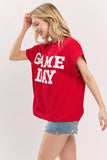 Kickoff Classic Game Day Top: Red