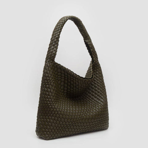 Woven Wonder Bag: Dark Olive