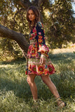 Petal Parade Dress: Multi-Color
