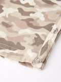 Duck Duck Darling Boys Romper: Camo