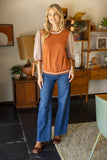 Autumn Glow Top: Camel