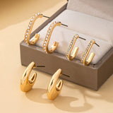 Cabana Cutie Trio Earrings: Gold