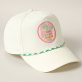 Tequila Lime and Sunshine Trucker Hat: Pink