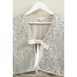 Holiday Party Top: Silver