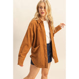 Keep it Classic Cord Jacket: Caramel
