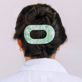 Spring Splash Round Hair Clip: Large