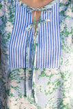 Feeling Floral Tiered Dress: Blue