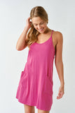 CloudSoft Pima Sport Dress: Plum Pink