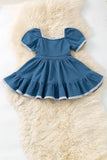 Little Miss Rodeo Dress: Denim
