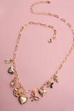 GOLDEN GLORY CHARM NECKLACE: Gold