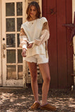 Warmth Within Pullover Top: Ivory