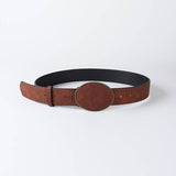 Western Darling Belt: Leather Brown