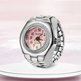 Wildflower Watch Ring: Gold White