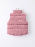 Puffer Vest: Pink