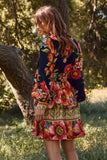 Petal Parade Dress: Multi-Color