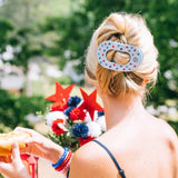 United We Sparkle Round Hair Clip: Large