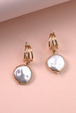 Pearl Drop Earrings: Gold