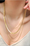 Lucky Layers Necklace: Gold