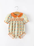 Little Autumn Bloom Bubble Girls: Orange Multi