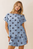 Polka Dot Posse Set : Blue Navy