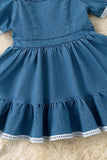 Little Miss Rodeo Dress: Denim