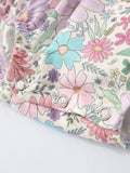 Floral Flutters Romper: Pastel Multi