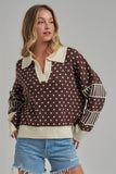 Mixed Signals Top : Chocolate