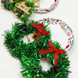 Christmas Theme Dangle Earring Set: MIX COLOR