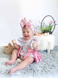 Floral Flutters Romper: Pastel Multi