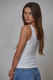 Seamless Reverse Tank: White