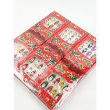 Christmas Theme Fancy Press On  Nails Set: MIX COLOR