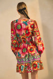 Petal Parade Dress: Multi-Color