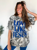 *RESTOCK* Like Jesus Tee: Grey Camo