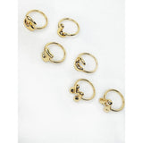 Personalized Initial Alphabet Gold Ring: GOLD