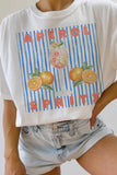 Aperol Spritz Oversized Tee: Ivory