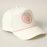 Tequila Lime and Sunshine Trucker Hat: Pink